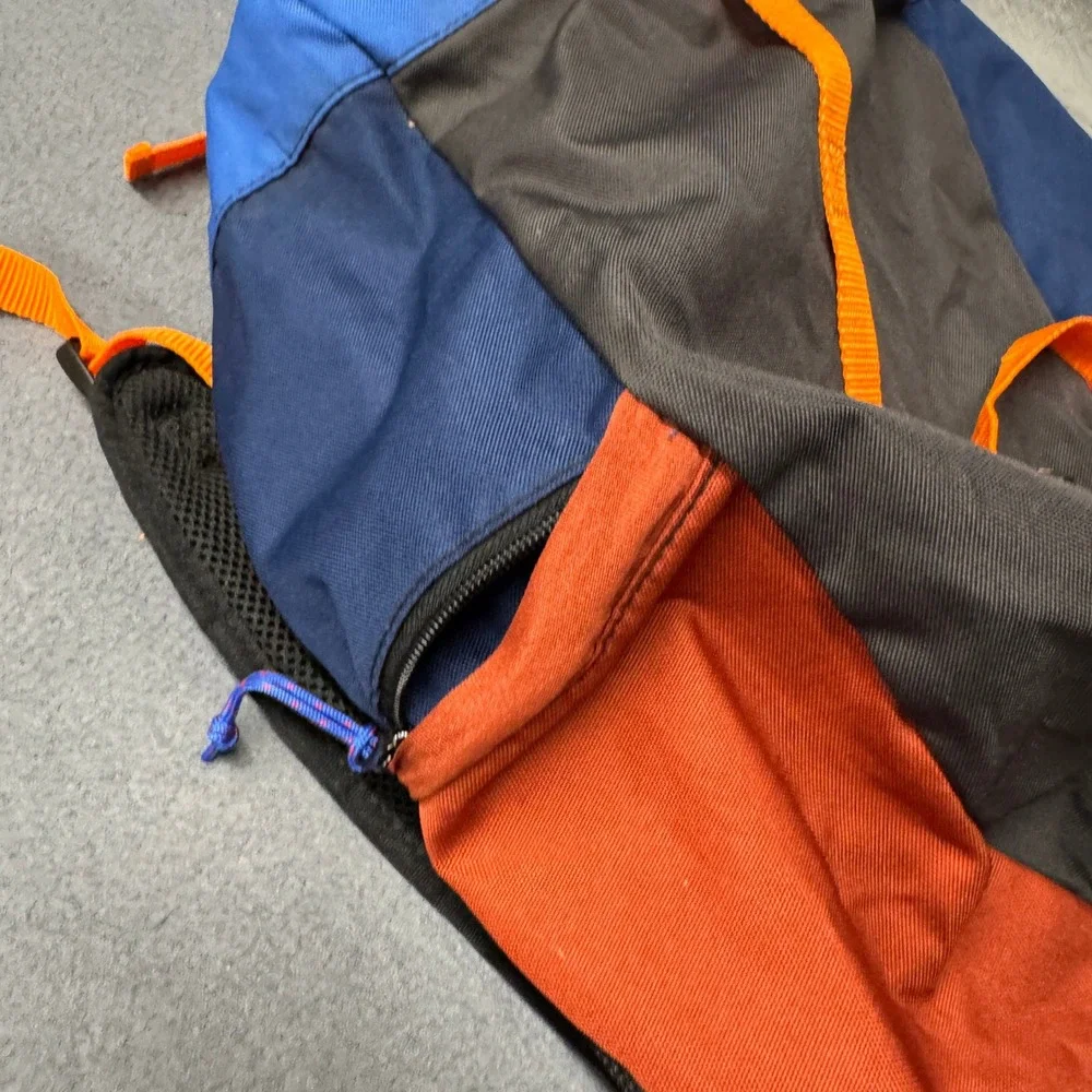 American Eagle Backpack One Size Colorblock Hiking Rucksack Multicolor Gorpcore